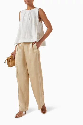 Mid-rise Relaxed Pants