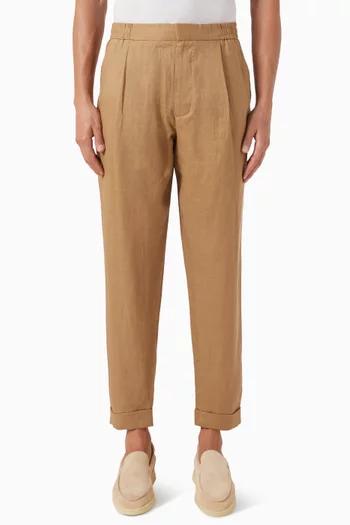 Slim Pants in Linen