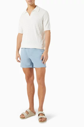 Oceano Drawstring Swim Shorts in Recycled Nylon