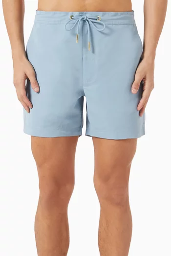 Oceano Drawstring Swim Shorts in Recycled Nylon