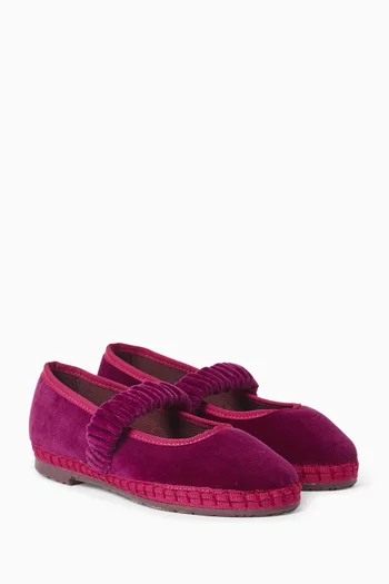 Mafalda Ballet Flats in Velvet