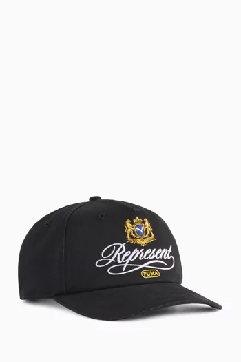 x Represent Baseball Cap in Cotton