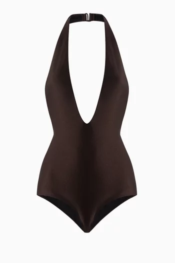 Halterneck One-piece Swimsuit