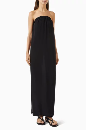 Geometric Slit Maxi Dress