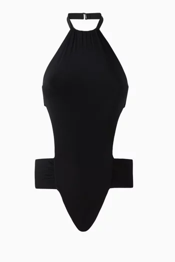 x Sabine Getty Cut-out One-piece Swimsuit