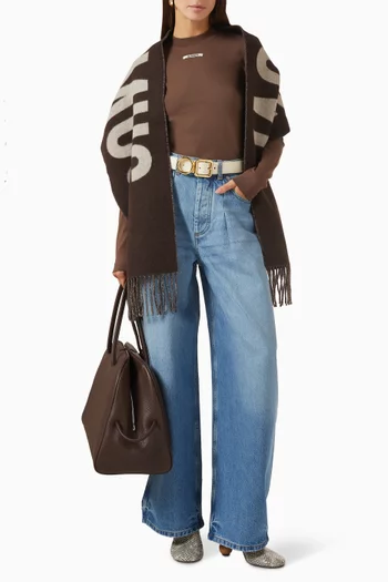 Le Gros Grain T-shirt in Cotton Blend