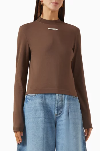 Le Gros Grain T-shirt in Cotton Blend