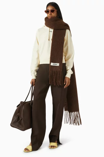 Le Gros Grain Hoodie in Cotton Fleece