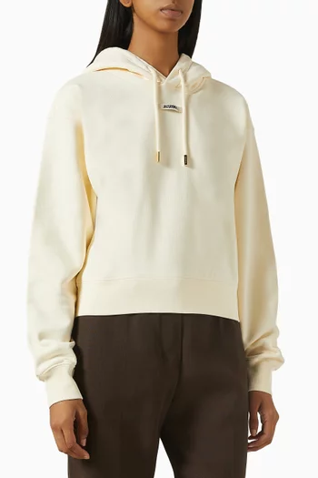 Le Gros Grain Hoodie in Cotton Fleece