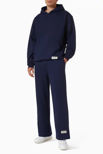 Wide-leg 29.5" Pants in Organic Cotton-blend