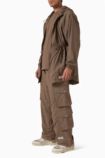 29.5" Wide-leg Pocket Pants in Recycled Nylon