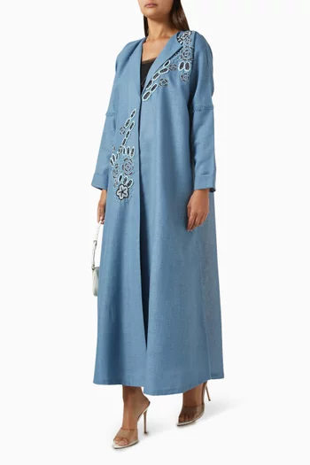 Embellished Coat Abaya