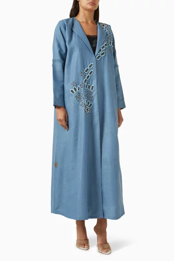 Embellished Coat Abaya