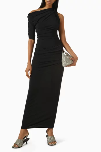 La Robe Drapeado Dress in Viscose Blend