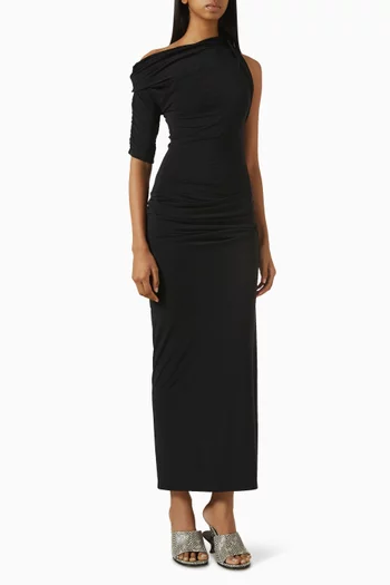 La Robe Drapeado Dress in Viscose Blend