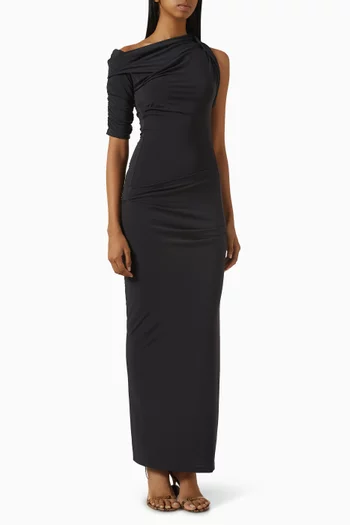 La Robe Drapeado Dress in Viscose Blend