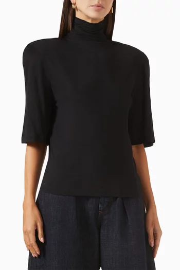 Le T-shirt Spallina in Viscose Jersey