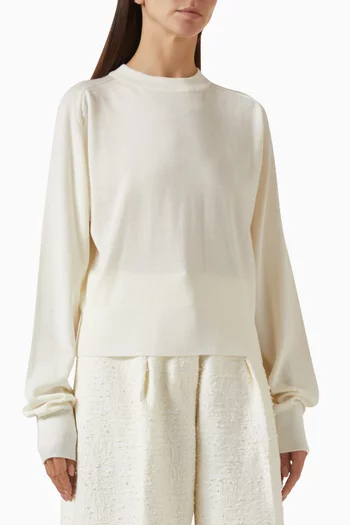 Le Sweater Brode in Merino Wool Blend