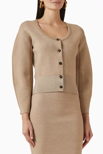 Le Doppio Cardigan in Merino Wool Blend