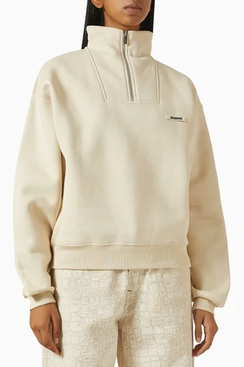 Le Camionneur Grosgrain Sweatshirt in Cotton
