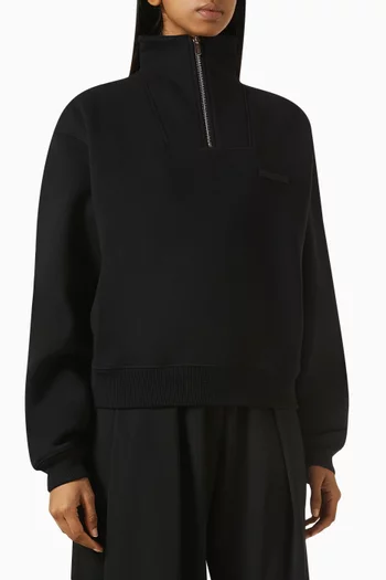 Le Camionneur Grosgrain Sweatshirt in Cotton