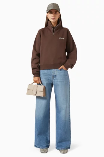 Le Camionneur Grosgrain Sweatshirt in Cotton