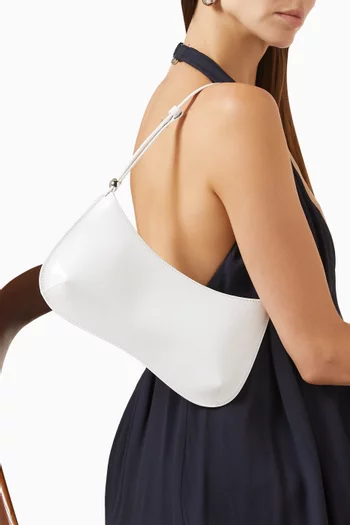 Le Bisou Zip Shoulder Bag in Leather