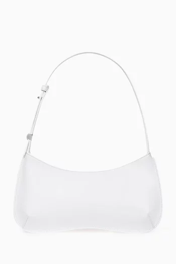 Le Bisou Zip Shoulder Bag in Leather