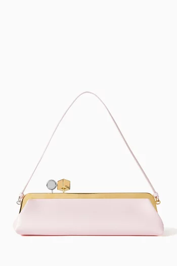 Small La Pochette Salon Shoulder Bag in Leather