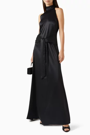 Jocelyn Maxi Dress in Satin