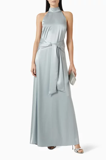 Jocelyn Maxi Dress in Satin
