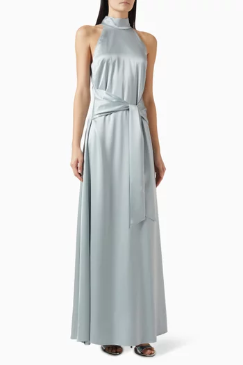 Jocelyn Maxi Dress in Satin