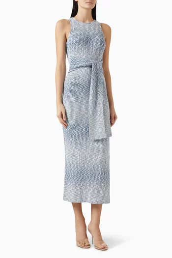 Penny Tie-front Dress in Rayon Blend