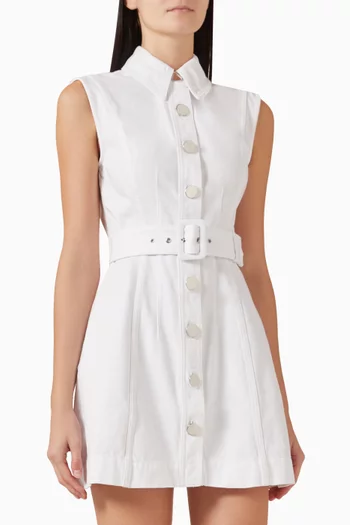 Miley Shirt Dress in Cotton