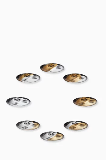 Tema e Variazioni Fasi Lunari Plates, Set of 8