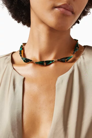 Selene Necklace in Gold-plated Brass