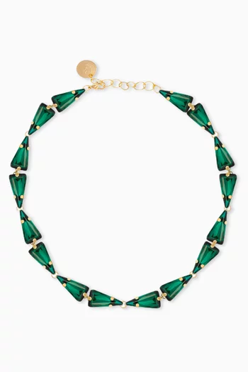 Selene Necklace in Gold-plated Brass