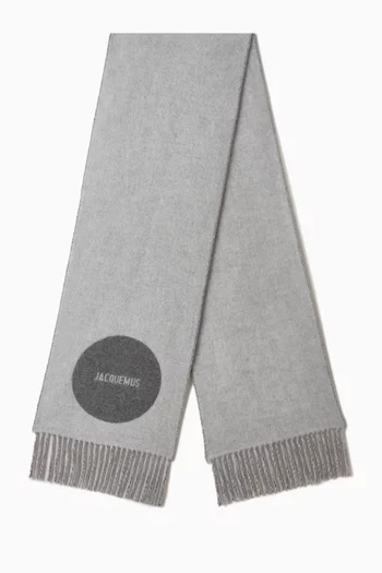 L'écharpe Rond Carré Scarf in Virgin Wool