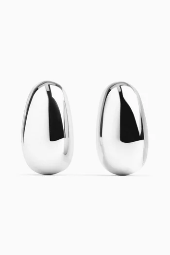Les Boucles Curvo Earrings in Brass