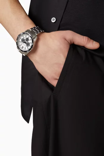 Spencer Quartz Chronograph Stainless Steel Watch, 44mm