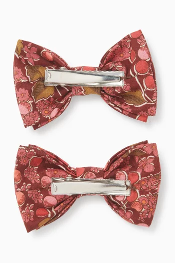 Tutu Cherry Hair Clips, Set of 2