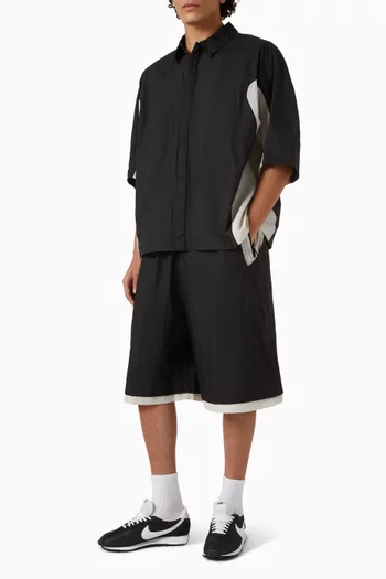 Tech Woven Oversized Shorts