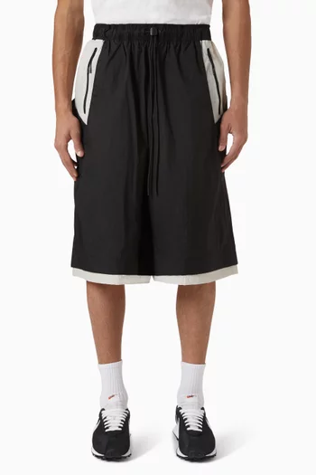 Tech Woven Oversized Shorts