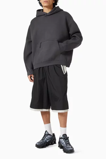 كنزة بغطاء رأس صوف معالج