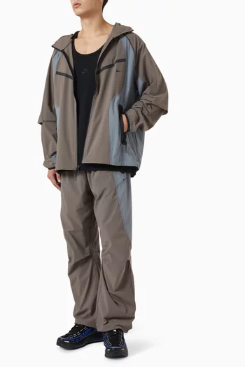 Tech Windrunner Oversized Jacket in Nylon