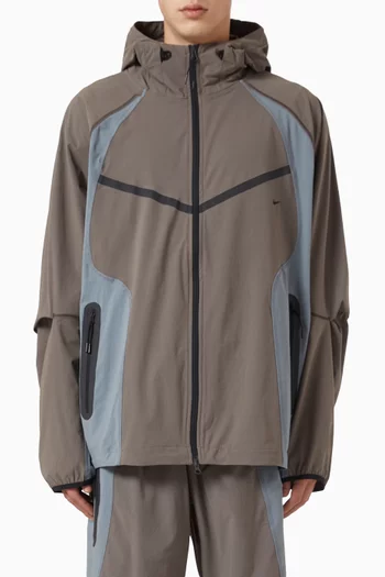 Tech Windrunner Oversized Jacket in Nylon