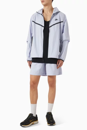 Tech Jacket in Stretch Nylon
