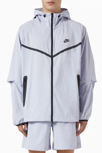 Tech Jacket in Stretch Nylon
