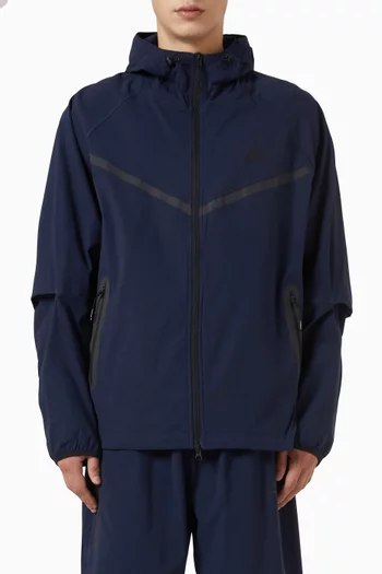Tech Jacket in Stretch Nylon