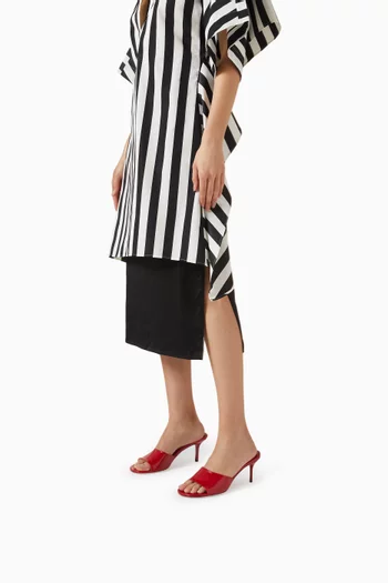 حذاء لي كوبيستو مفتوح من الخلف بكعب 70 مم جلد